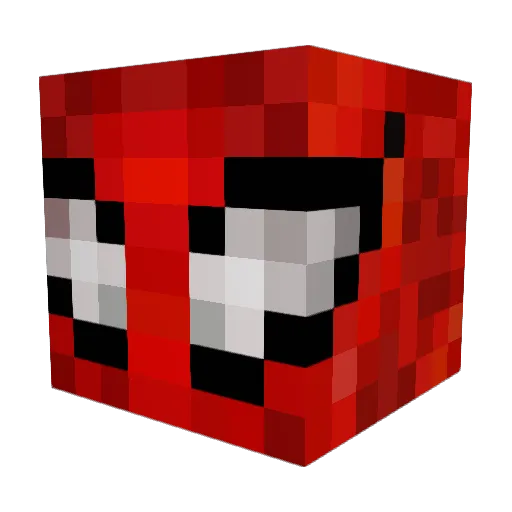lagano Minecraft avatar head, 3D render