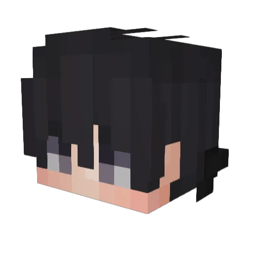 lagdoll25 Minecraft avatar head, 3D render