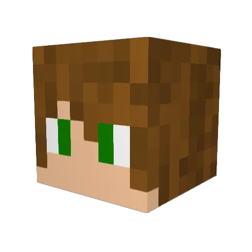 lagetdu66 Minecraft avatar head, 3D render