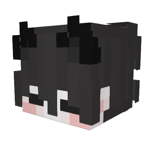 lagged1238 Minecraft avatar head, 3D render