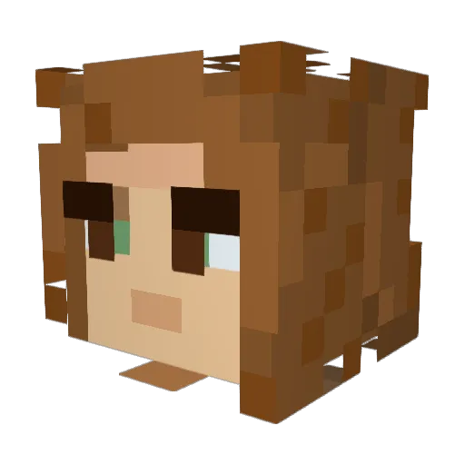laggyboy54 Minecraft avatar head, 3D render
