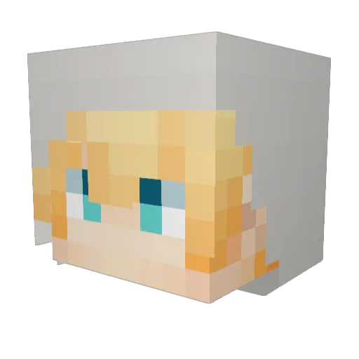 lagira008 Minecraft avatar head, 3D render