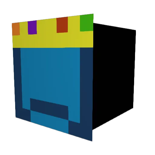 lagotaClapZ Minecraft avatar head, 3D render