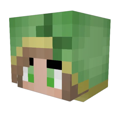 lagtopia Minecraft avatar head, 3D render