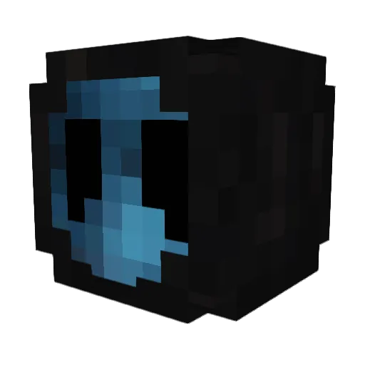 lagunadeath Minecraft avatar head, 3D render
