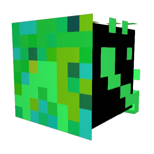 lahace12 Minecraft avatar head, 3D render