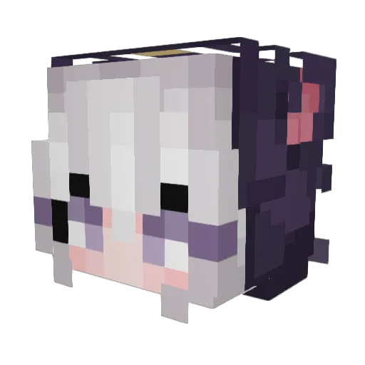 laheebrea Minecraft avatar head, 3D render