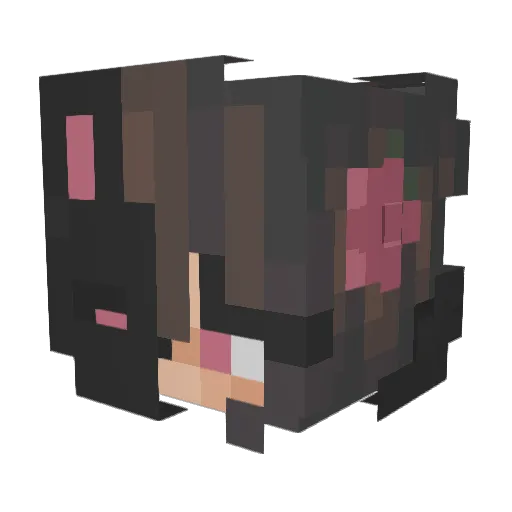 laiaarruti_ Minecraft avatar head, 3D render