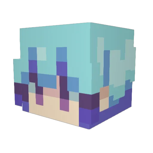 laikasreturn Minecraft avatar head, 3D render