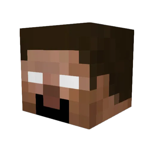 lain7812 Minecraft avatar head, 3D render
