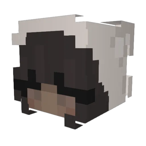 laineye Minecraft avatar head, 3D render