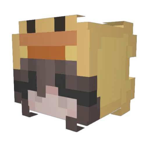 laineyjane Minecraft avatar head, 3D render