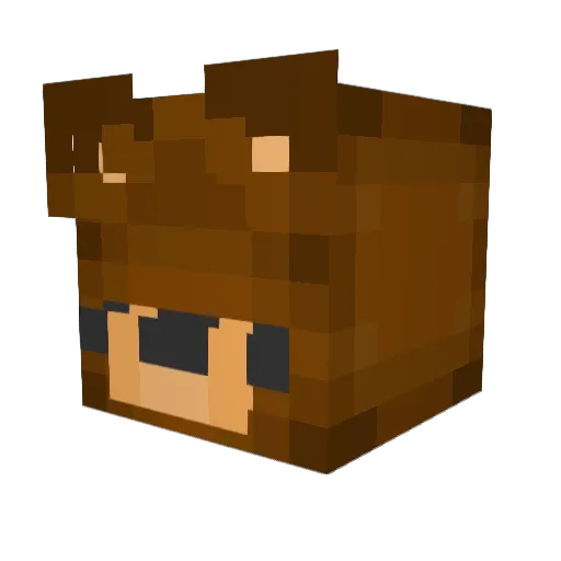 laislyn1 Minecraft avatar head, 3D render
