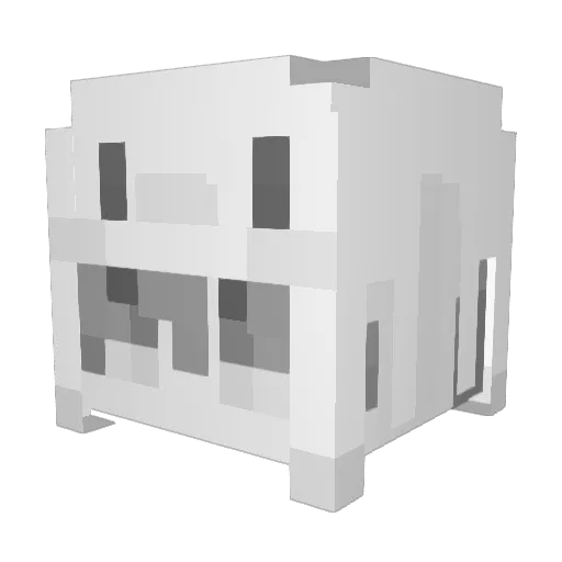laiyin123 Minecraft avatar head, 3D render
