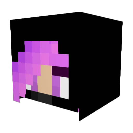 lakehope Minecraft avatar head, 3D render