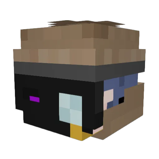 lakeless69 Minecraft avatar head, 3D render