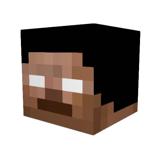 lakes_gamer Minecraft avatar head, 3D render