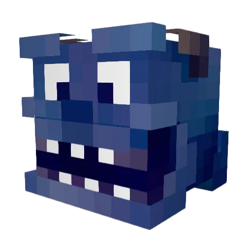 laki69 Minecraft avatar head, 3D render