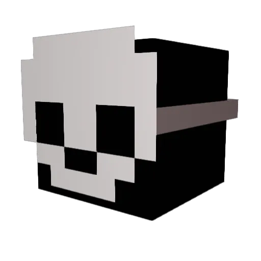 lakindud Minecraft avatar head, 3D render