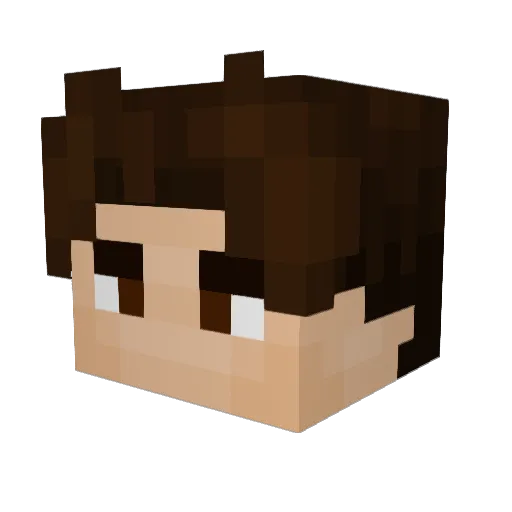 lakithor Minecraft avatar head, 3D render