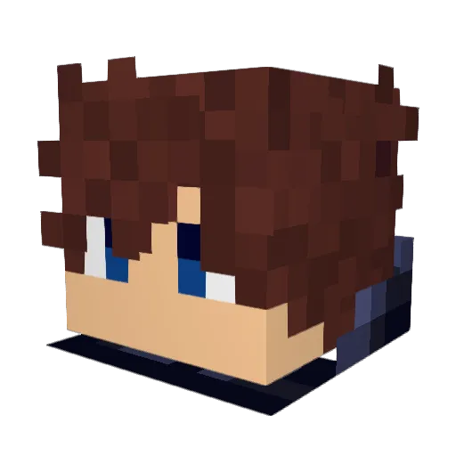lakobe_24 Minecraft avatar head, 3D render