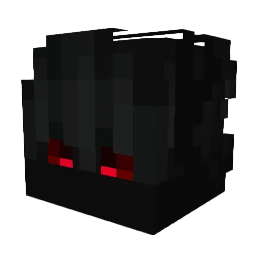 lakoust Minecraft avatar head, 3D render