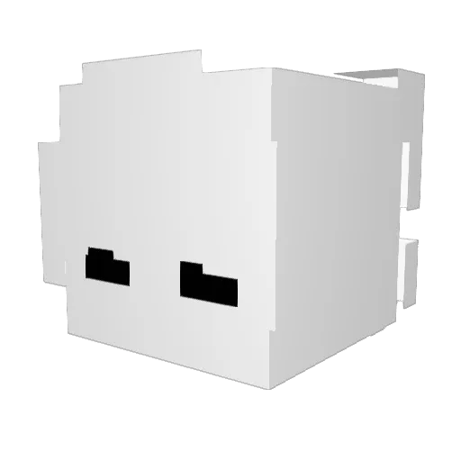 lakscore Minecraft avatar head, 3D render