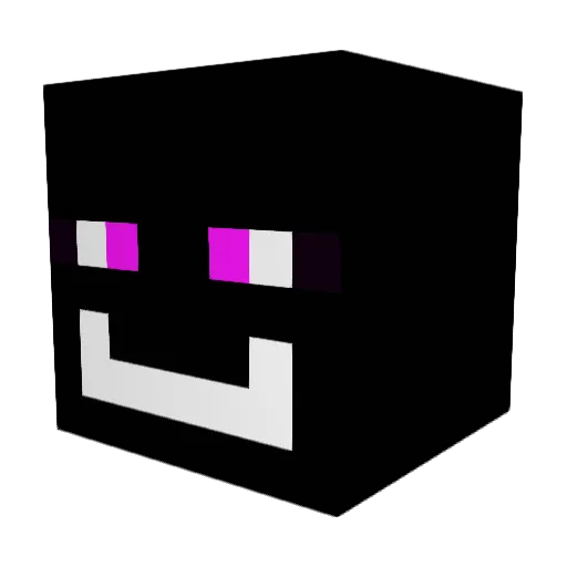 laksn Minecraft avatar head, 3D render
