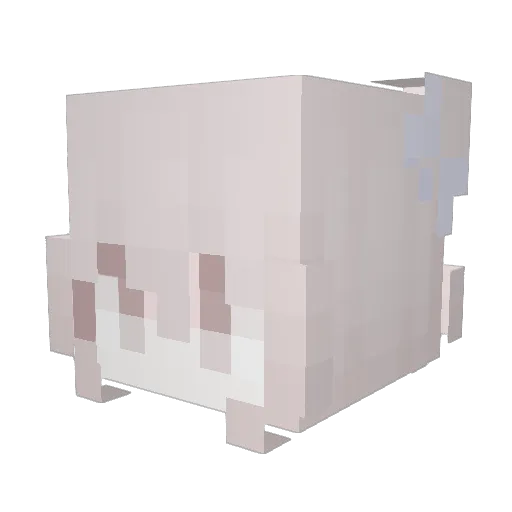 laksvs Minecraft avatar head, 3D render