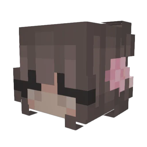 lalabear57 Minecraft avatar head, 3D render