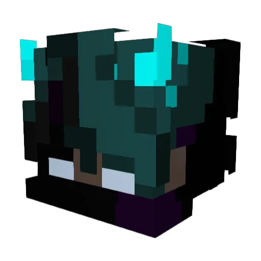 lalalas Minecraft avatar head, 3D render