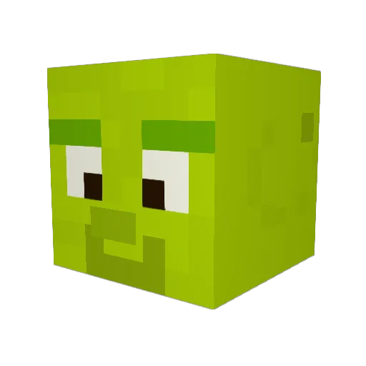 lalapolol Minecraft avatar head, 3D render