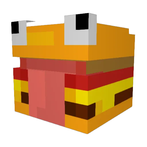 lalasenpai Minecraft avatar head, 3D render