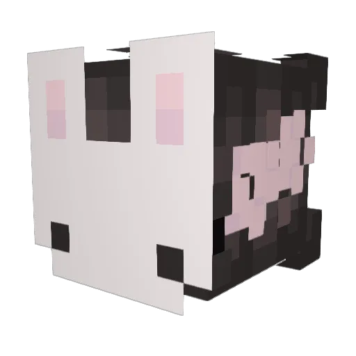 lalaurenXO Minecraft avatar head, 3D render