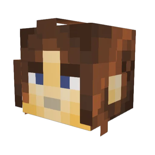 lalbinoss099 Minecraft avatar head, 3D render