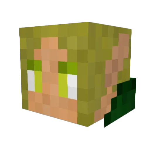 lale98 Minecraft avatar head, 3D render