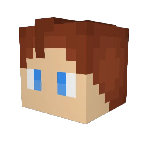 lalek2003 Minecraft avatar head, 3D render