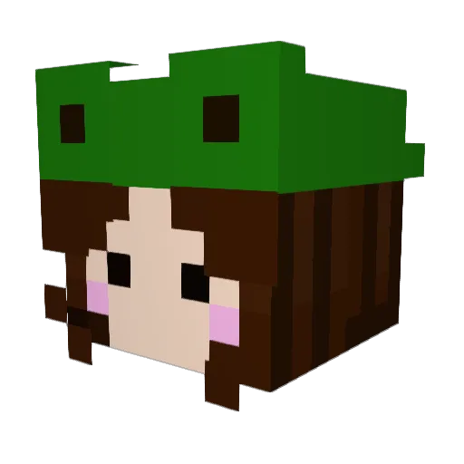 lalipop1515 Minecraft avatar head, 3D render