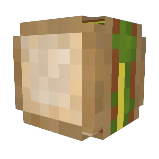 lallaroo Minecraft avatar head, 3D render