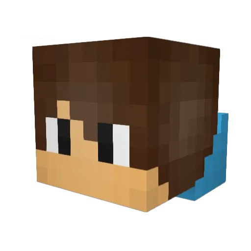 lalli_lp Minecraft avatar head, 3D render