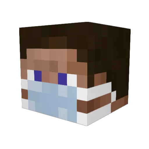 lalo_773 Minecraft avatar head, 3D render