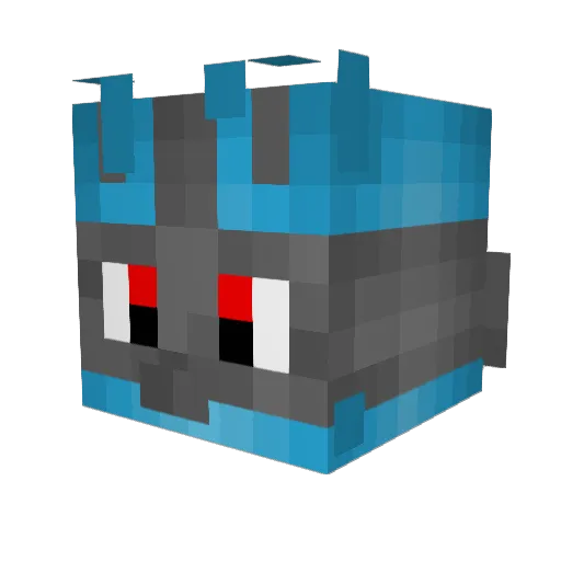 lalosam830 Minecraft avatar head, 3D render