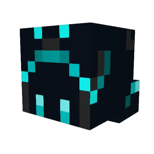 lamZ3n Minecraft avatar head, 3D render
