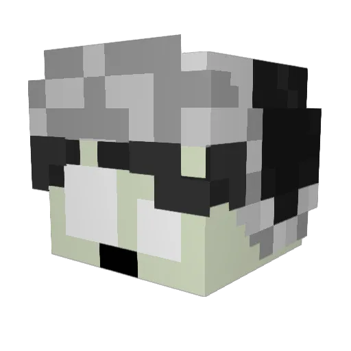 lamadaws Minecraft avatar head, 3D render