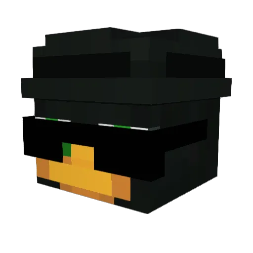 lamaliice Minecraft avatar head, 3D render