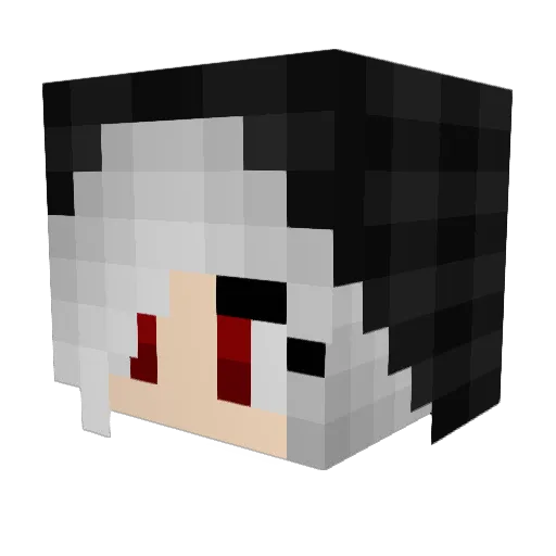 lamama_ Minecraft avatar head, 3D render