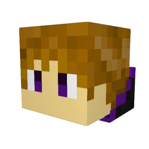 lamaman34 Minecraft avatar head, 3D render