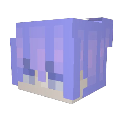 lamaxamara_LMR Minecraft avatar head, 3D render