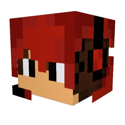 lamb2002 Minecraft avatar head, 3D render