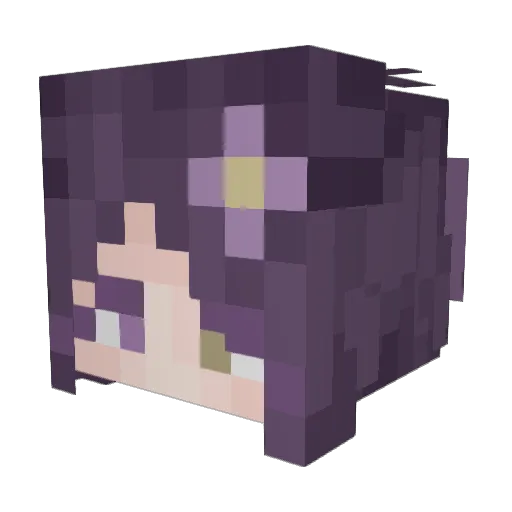 lambda9595 Minecraft avatar head, 3D render